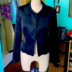 Black shorty boyfriend jacket